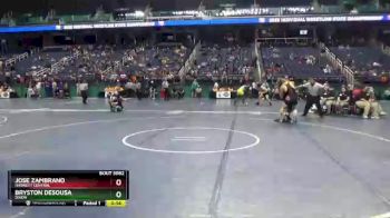 3 lbs Champ. Round 1 - Bryston Desousa, Dixon vs Jose Zambrano, Harnett Central