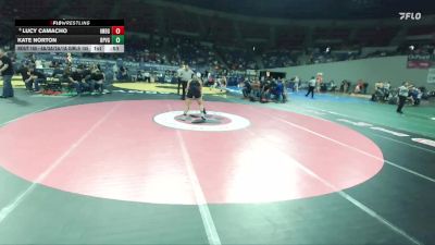 4A/3A/2A/1A Girls 155 Cons. Round 2 - Lucy Camacho, Imbler Girls vs Kate Norton, Baker / Powder Valley Girls