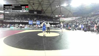 Boys 4A 126 lbs Quarterfinal - Zac Waite, Bothell vs James Mason, Mead