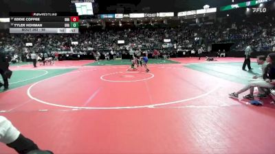 96 lbs Cons. Round 2 - Eddie Coffee, Unattached vs Tyler Hohman, Unattached