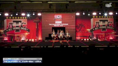 The California All Stars-Mesa - Vogue [2026 L1 Senior - Small Day 1] 2026 ATC Grand Nationals