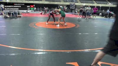 132 lbs Round Of 16 - Elizabeth Akintoye, Hanover vs Blayr Strawser, Lehighton