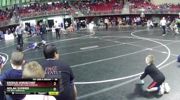 56 lbs Cons. Round 3 - Exodus Horsechief, Hawks Wrestling Club (Lincoln) vs Nolan Summer, The Best Wrestler