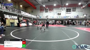 55 lbs Rr Rnd 5 - Miko Flynn, Sallisaw Takedown Club vs Corbin Morris, Viking Wrestling Club