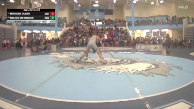 132 lbs Cons. Round 6 - Kelton Reynolds, Snake River vs Bridger Olsen, Syracuse