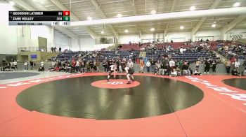 165 lbs Cons. Round 4 - Geordon Latimer, Riverton vs Zane Kelley, Syracuse