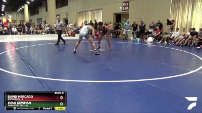 215 lbs Round 2 Champ & Wb (32 Team) - David Mercado, Buccinoles vs Evan Newman, AAWA/Spec Ops