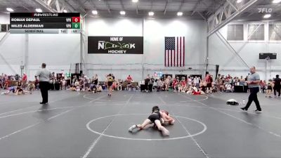 64 lbs Semifinal - Miles Alderman, Stray Dawgs vs Roman DePaul, All I See Is Gold Academy