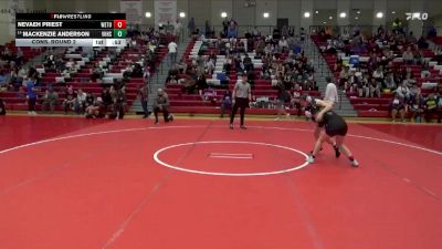 132 lbs Cons. Round 2 - Mackenzie Anderson, Vestavia Hills vs Nevaeh Priest, Wetumpka