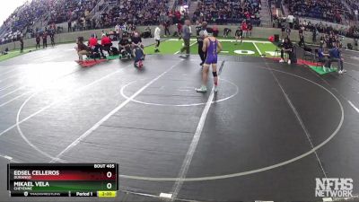 106 lbs Quarterfinal - Mikael Vela, Cheyenne vs Edsel Celleros, Durango