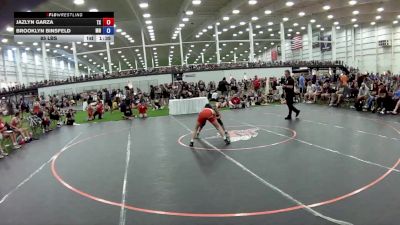 85 lbs Jazlyn Garza, Texas vs Brooklyn Binsfeld, Minnesota
