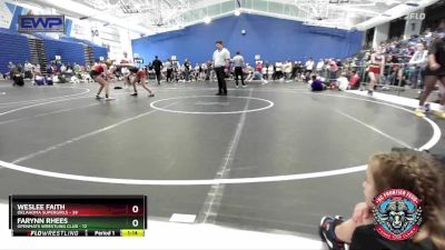 100 lbs Round 3 (4 Team) - Weslee Faith, Oklahoma Supergirls vs Farynn Rhees, OpenMats Wrestling Club