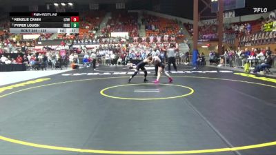 125 lbs Cons. Semi - Kenzlie Crain, Lindsborg-Smoky Valley HS vs Pyper Lough, Frontenac Hs