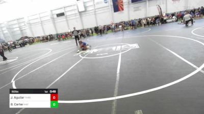 80 lbs 2nd Place - Juliette Aguilar, Threshold WC vs Brooklyn Carter, Mat Demon WC