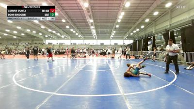 90 lbs Quarterfinal - Ceiran Sontz, Ruthless Black vs Dom Sindone, TSB