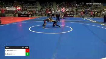 58 lbs Quarterfinal - Rocco Palillian, Pomona Elite vs Dion Brown, Maize