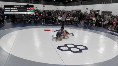 112 lbs Round 5 (6 Team) - Mason Brown, Untouchables vs Hawke Garrett, Team Nazar Training Center