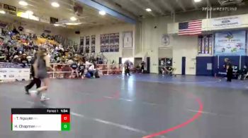 131 lbs Semifinal - Tegan Nguyen, Palm Desert vs Hailey Chapman, Rim Of The World