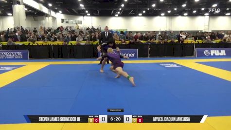 Myles Joaquin Javelosa vs Steven James Schneider Jr 2025 World IBJJF Jiu-Jitsu No-Gi Championship