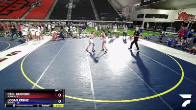 89 lbs Round 1 (8 Team) - Cael Gesford, Alaska vs Logan Krenz, Idaho 2