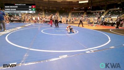 61 lbs Consi Of 8 #2 - Hank Deckard, Raw Wrestling Club vs James Evans, Bartlesville Wrestling Club