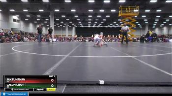 87 lbs 1st Place Match - Jax Fuhrman, PA vs Cason Craft, OK