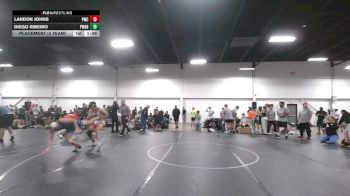157 lbs Placement (4 Team) - Diego Ribeiro, Parabellum WA Black vs Landon Johns, Precision WC