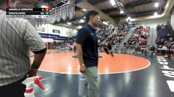 120 lbs 1st Place Match - Evelyn Lopez, Hamilton vs Anabelle Serratos, Santa Ana