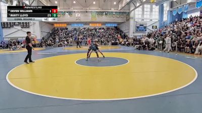 132 lbs Cons. Round 2 - Rusty Lloyd, St Georges Tech HS vs Deven Williams, Howard H S