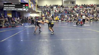127 lbs Consy 3 - Milan Harrison, Saegertown vs Logan Stewart, Reynolds