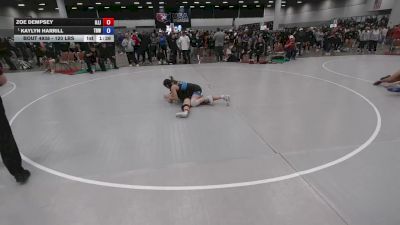 120 lbs Champ. Rd Of 32 - Kaylyn Harrill, The Best Wrestler vs Zoe Dempsey, Illinois