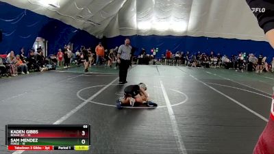 68 lbs Round 5 (6 Team) - Kaden Gibbs, Rogue WC vs Sam Mendez, FORGE