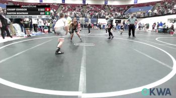 90 lbs Rr Rnd 2 - Champ Johnson, Del City Little League Wrestling vs Easton Boatman, Grover Rains Wrestling Club