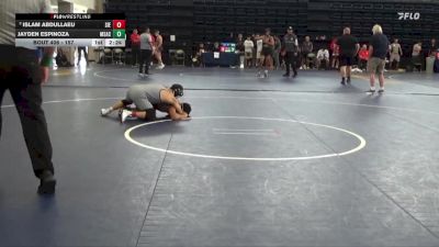 157 lbs Quarterfinal - Jayden Espinoza, Mt. San Antonio College vs Islam Abdullaeu, Sierra College