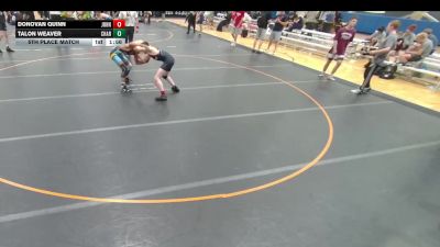 120 lbs 5th Place Match - Talon Weaver, Unattached vs Donovan Quinn, St. Johns