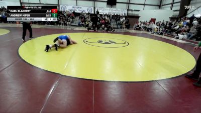 190 lbs Semifinal - Kael Blackett, Juab vs Andrew Kifer, Carbon