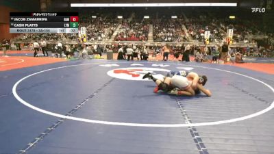 3A-150 lbs Cons. Round 1 - Jacob Zamarripa, Rawlins vs Cash Platts, Lyman