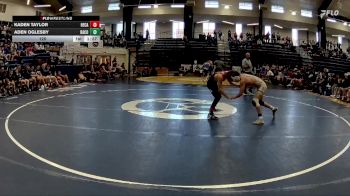 120 lbs 2nd Wrestleback (16 Team) - Aden Oglesby, Dawson County vs Kaden Taylor, Heritage-Catoosa