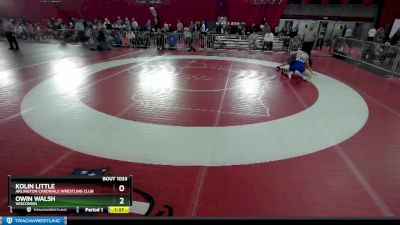 150 lbs Champ. Round 2 - Kolin Little, Arlington Cardinals Wrestling Club vs Owin Walsh, Wisconsin