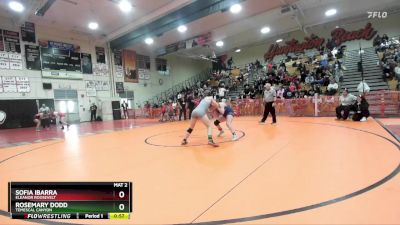 125 lbs Cons. Semi - Rosemary Dodd, Temescal Canyon vs Sofia Ibarra, Eleanor Roosevelt