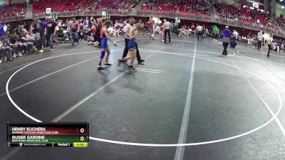 80 lbs Cons. Round 3 - Ruger Gardine, Bertrand Wrestling Club vs Henry Kuchera, Kearney MatCats Wrestling Club