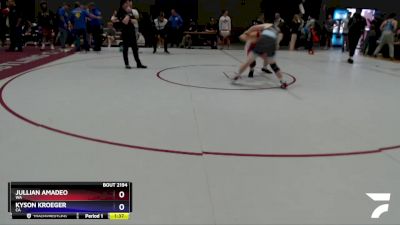 165 lbs Semifinal - Jullian Amadeo, WA vs Kyson Kroeger, CA