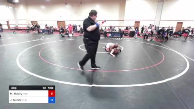 70 kg Semis - Michael Madry, Mad Cow Wrestling Club vs Jose Nunez, New Creation Wrestling Club