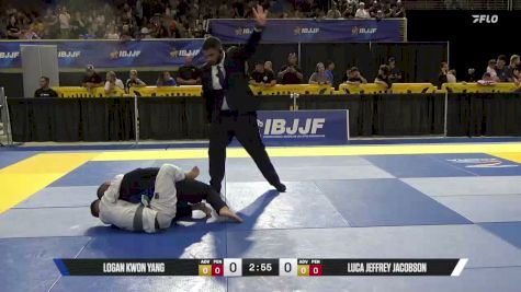 Luca Jeffrey Jacobson vs Logan Kwon Yang 2026 Pan Kids Jiu-Jitsu IBJJF Championship