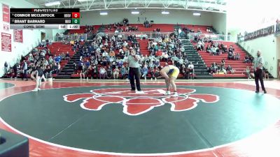 150 lbs Cons. Semi - Connor McClintock, North Canton (Hoover) vs Brant Barnard, Wooster