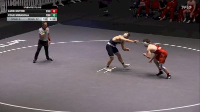 285 lbs Rr Rnd 1 - Luke Duthie, Stanford vs Cole Mirasola, Penn State
