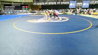 Girls 3A 170 lbs Semifinal - Jaylee Lopez, Kennewick (Girls) vs Aisha Hussein, Kent Meridian (Girls)
