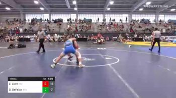 145 lbs Prelims - Zane Licht, Team Bro OH vs Domenic DeFalco, Grinders