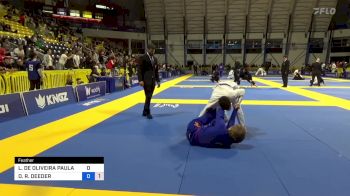 LUCAS DE OLIVEIRA PAULA GOUVEA vs DANIEL R. DEEDER 2024 World Jiu-Jitsu IBJJF Championship