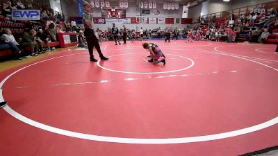 51 lbs Rr Rnd 1 - Zellee Edwards, HURRICANE WRESTLING ACADEMY vs Brinley Carter, Bartlesville Wrestling Club